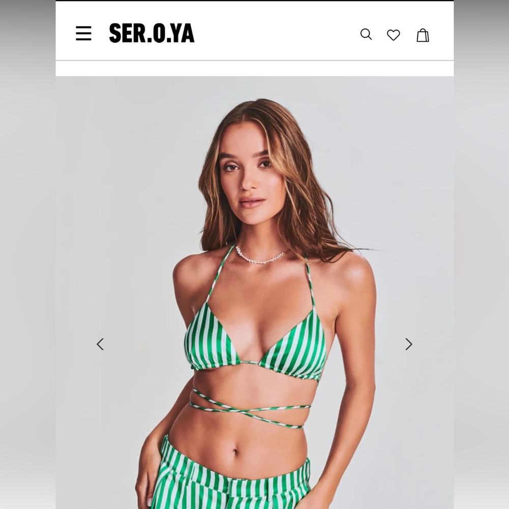 SER.O.YA JEANIE WRAP AROUND BRALETTE. Worn once.